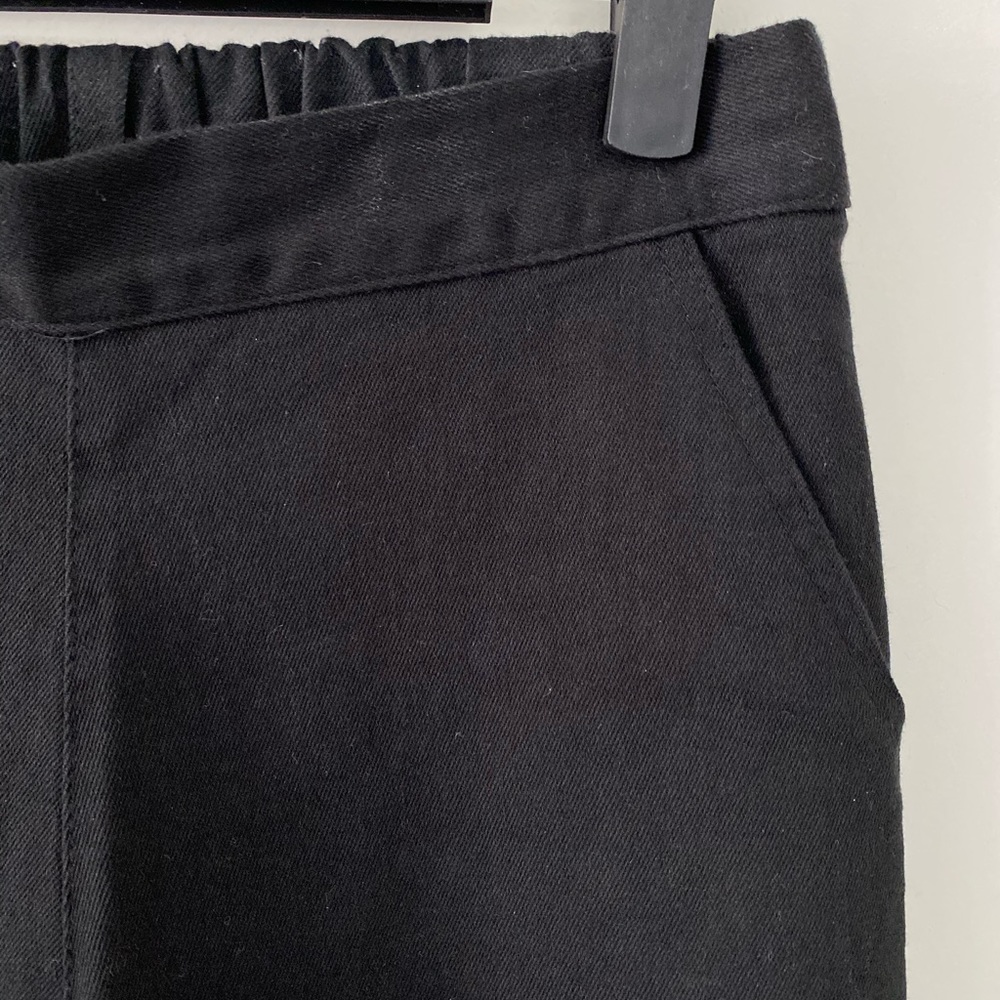 ALAND | Pull-on Bootleg Black Jean Trouser
